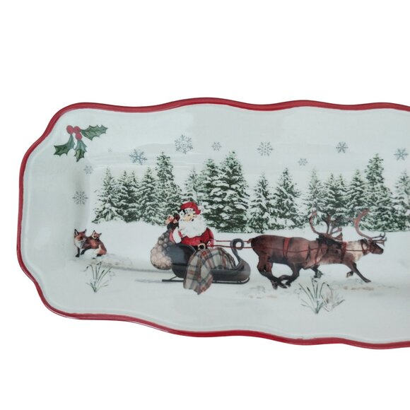 Better Homes And Gardens Heritage Collection Ceramic Platter Serving Tray Plate - Picture 3 of 10